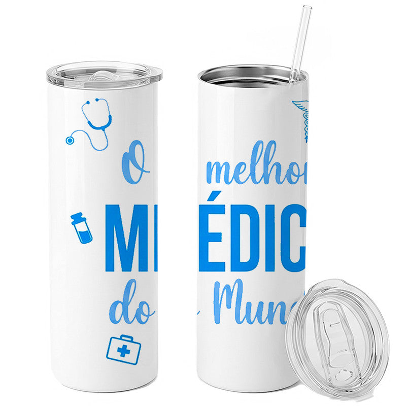 Skinny Tumbler Día del Médico 14