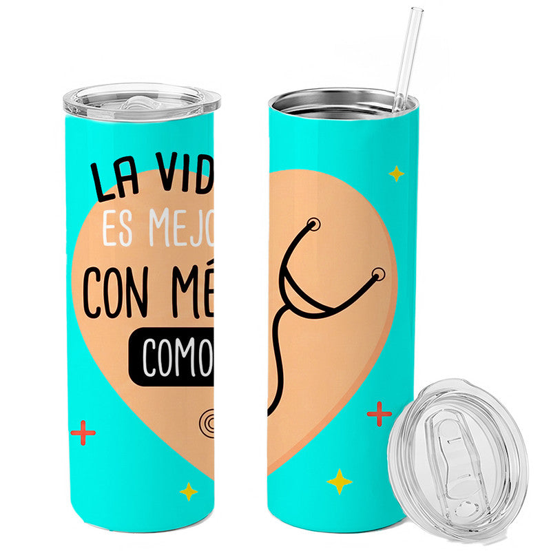 Skinny Tumbler Día del Médico 01