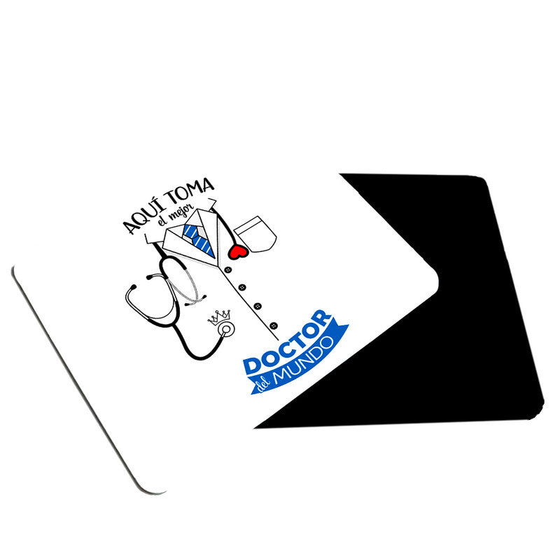 Mousepad rectangular Día del Médico 25