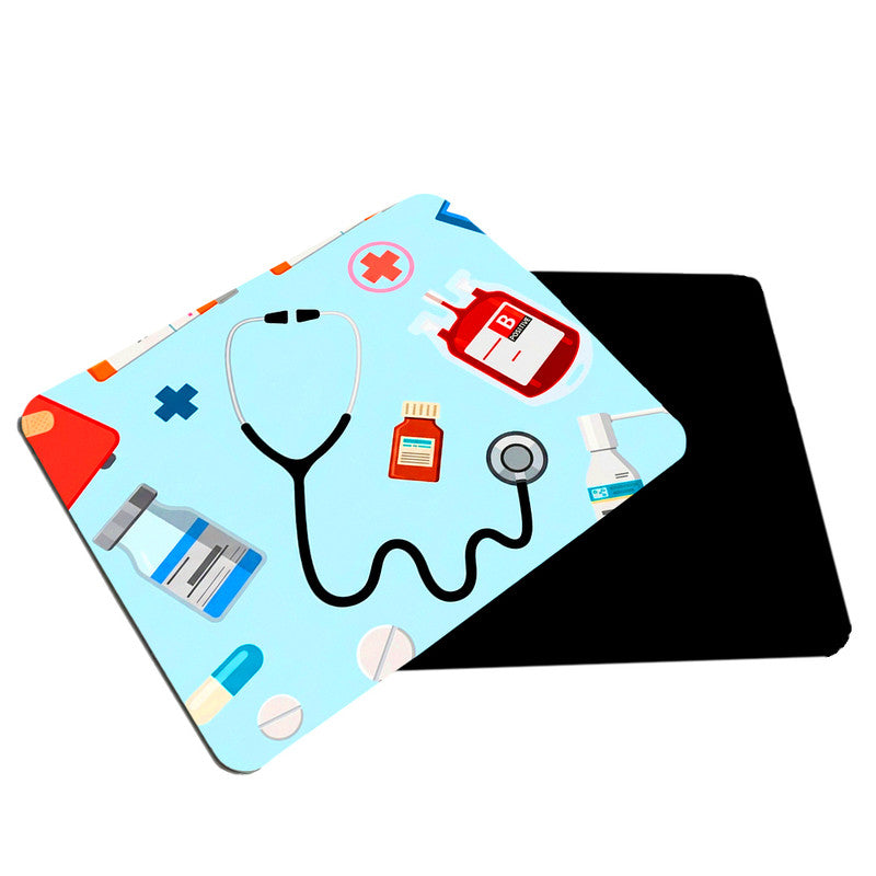 Mousepad rectangular Día del Médico 28