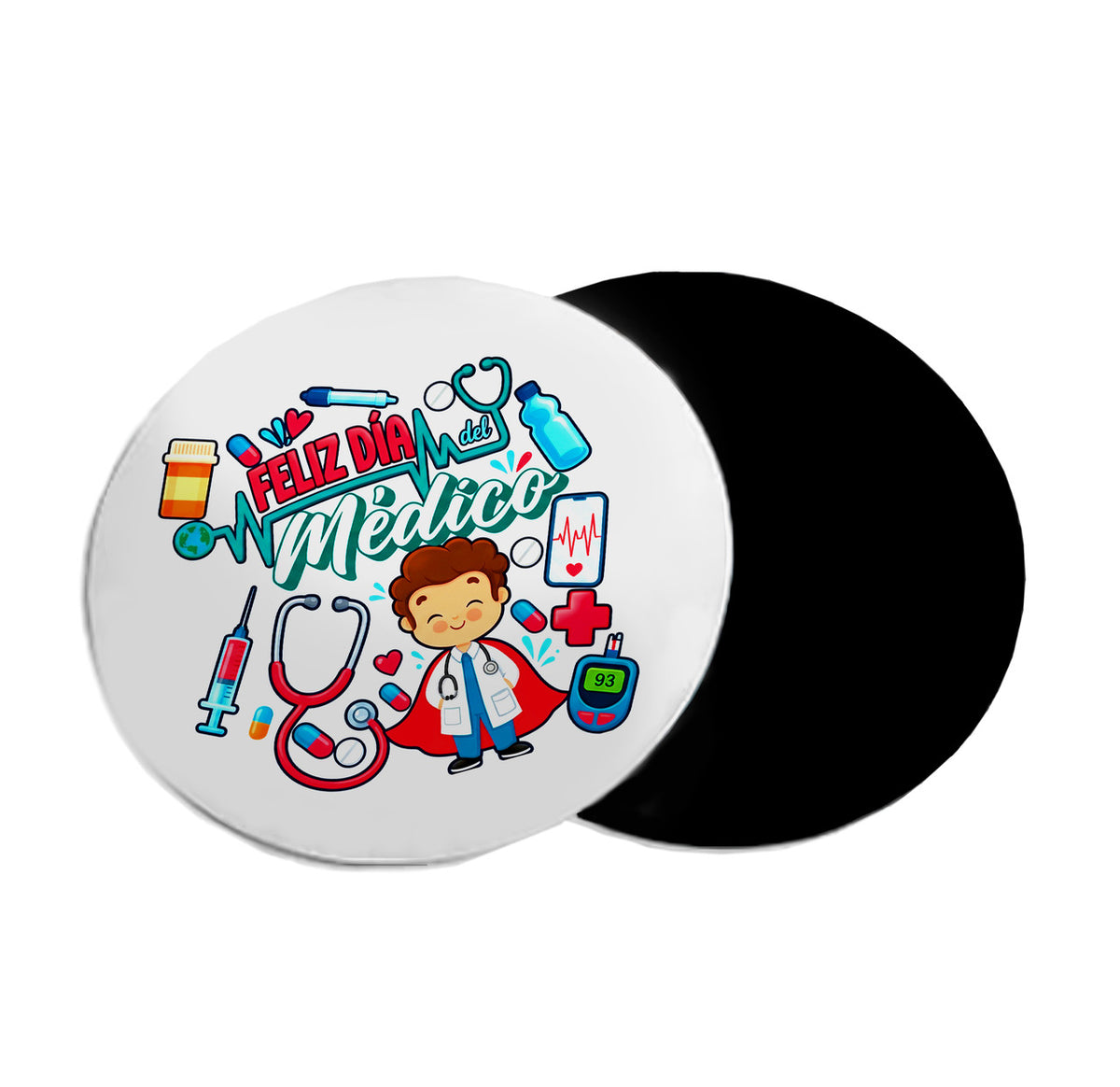 Mousepad circular Día del Médico 31