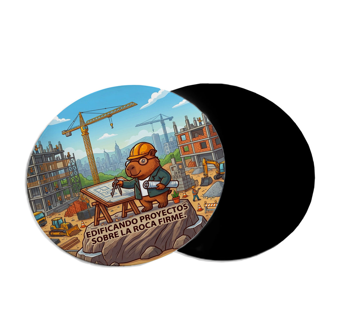 Mousepad Circular Día de Arquitecto 04