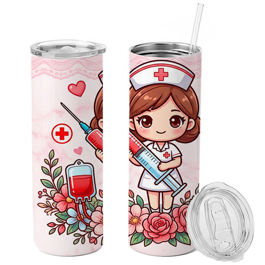 Skinny Tumbler Día del Médico 12