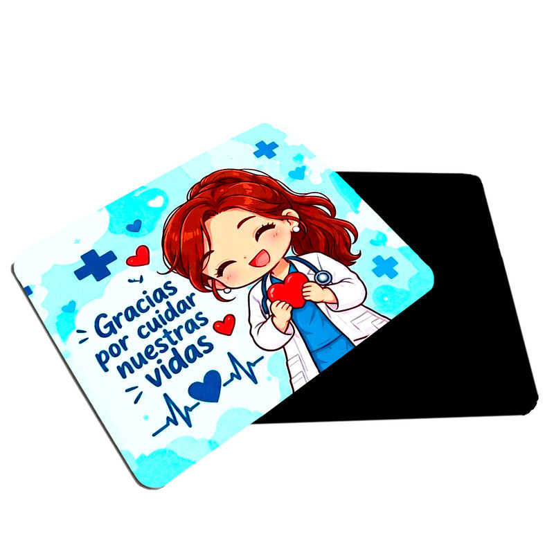 Mousepad rectangular Día del Médico 12
