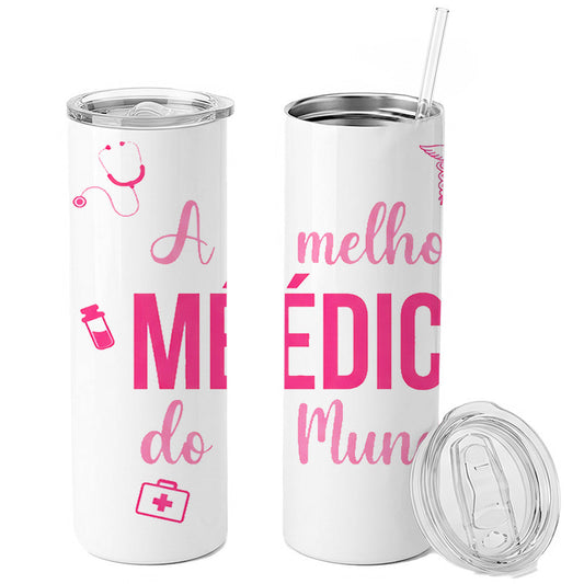 Skinny Tumbler Día del Médico 13