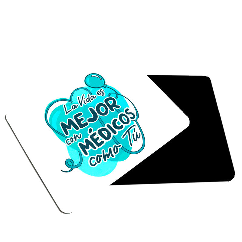 Mousepad rectangular Día del Médico 14