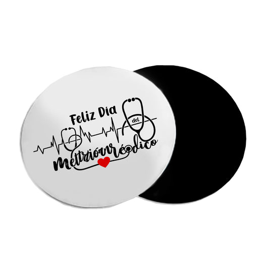 Mousepad circular Día del Médico 15