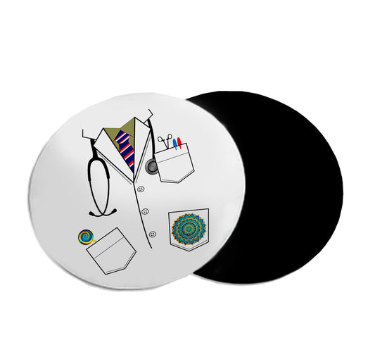 Mousepad circular Día del Médico 17