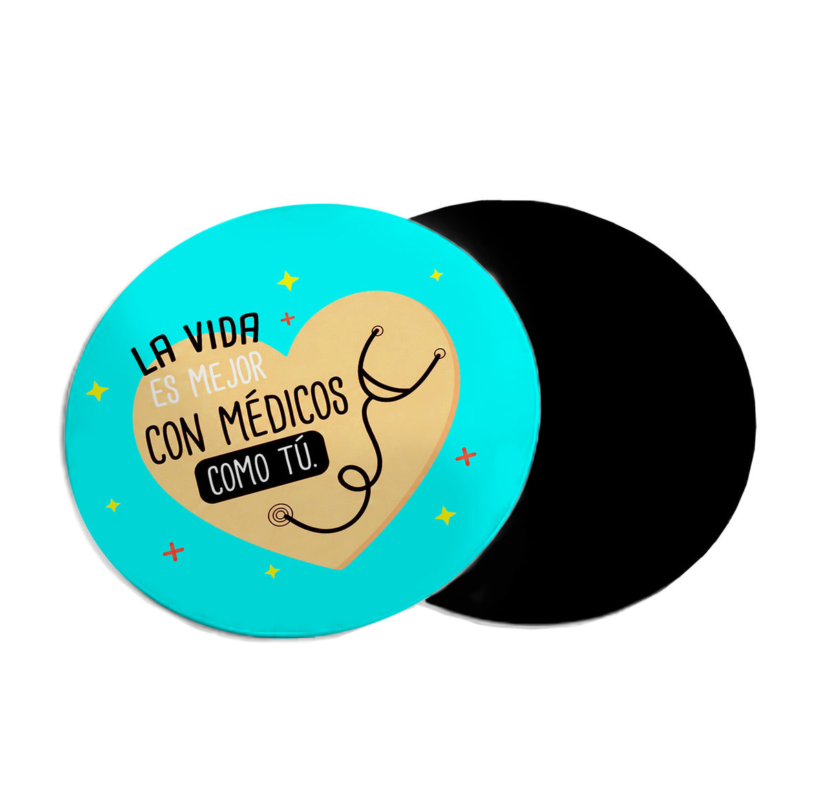Mousepad circular Día del Médico 19