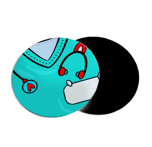 Mousepad circular Día del Médico 01