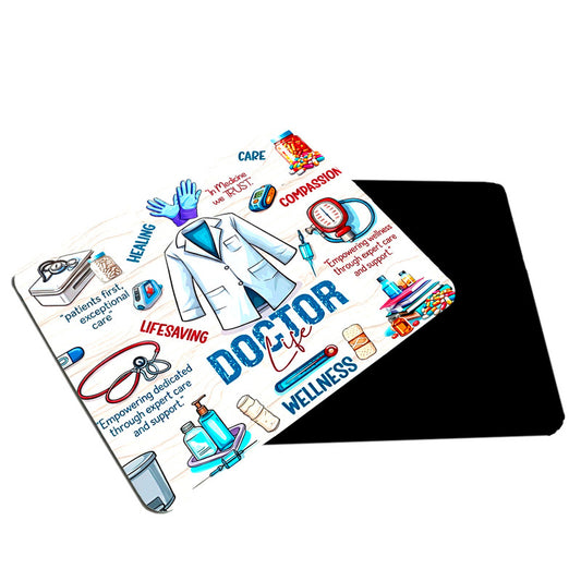 Mousepad rectangular Día del Médico 20