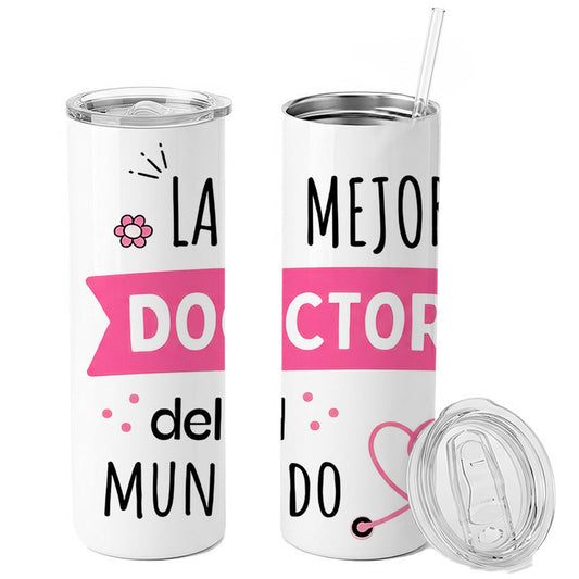 Skinny Tumbler Día del Médico 22