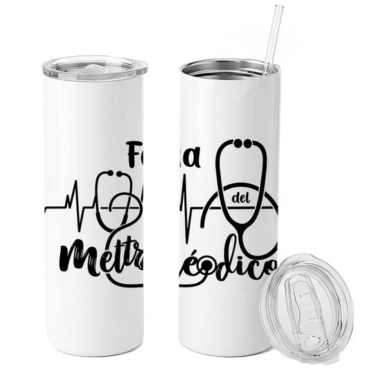 Skinny Tumbler Día del Médico 24