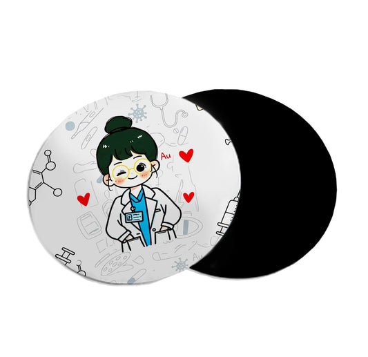 Mousepad circular Día del Médico 24