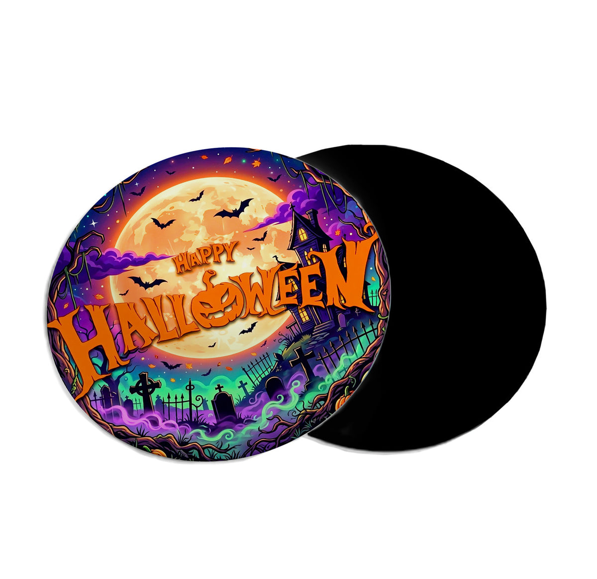 Mousepad Circular Día de Halloween 02