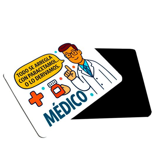 Mousepad rectangular Día del Médico 07
