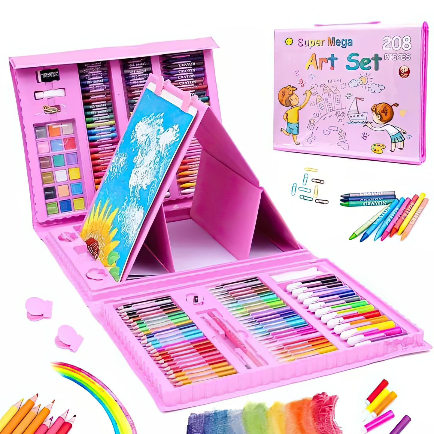 Set de Arte y dibujo - 208 piezas